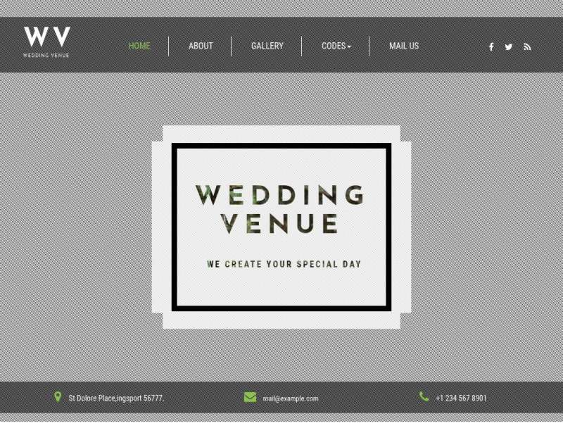 黑色宽屏的婚纱摄影公司网页模板下载