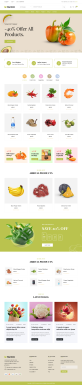 简单大方的蔬菜售卖网站