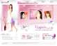 韩国粉色的美容整形医院网站模板首页psd分层素材下载