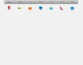 jquery hover鼠標(biāo)懸停導(dǎo)航條圖標(biāo)向下滑動(dòng)顯示