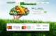 绿色健康的食品企业网站模板首页psd分层素材下载
