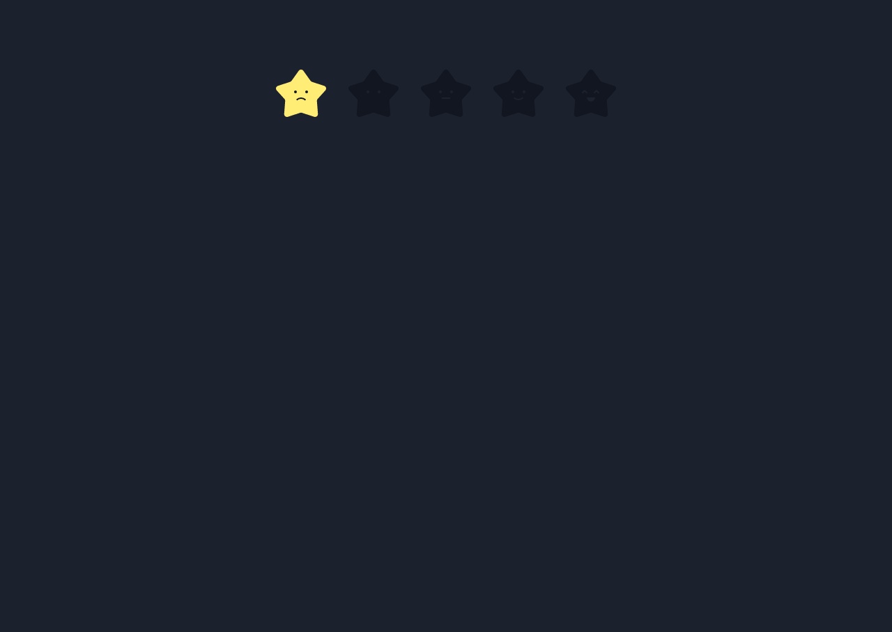 html星級五星評分動畫