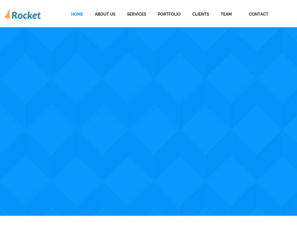 蓝色企业展示型网站模板下载