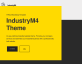 Bootstrap黄色高质量的企业官网展示模板