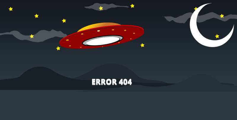 UFO素材动态404页面源码