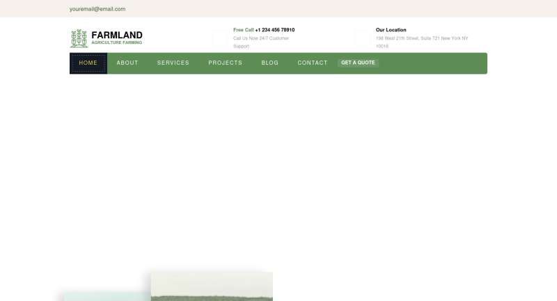 Bootstrap4绿色环保农业网站模板下载