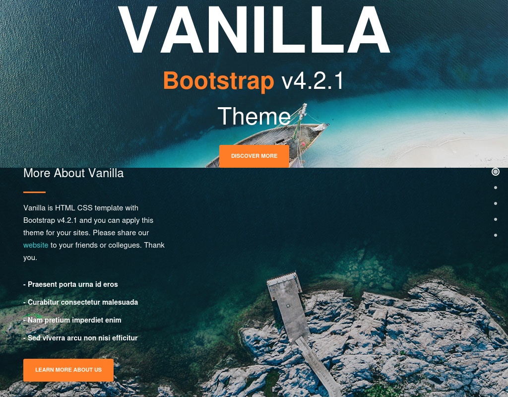 大氣高級的Bootstrap響應(yīng)式模板