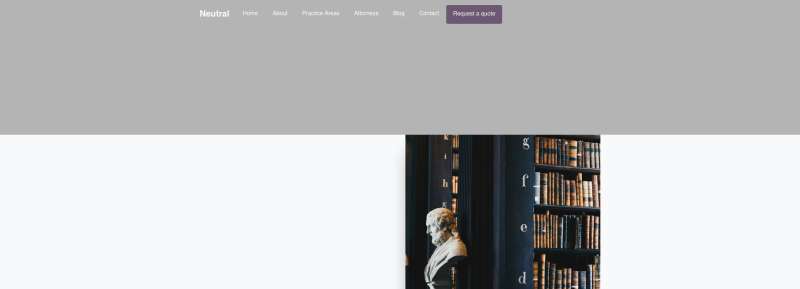 紫色大气的律师事务所网站设计响应式模板