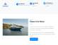 蓝色的游艇俱乐部游艇租赁HTML网站模板