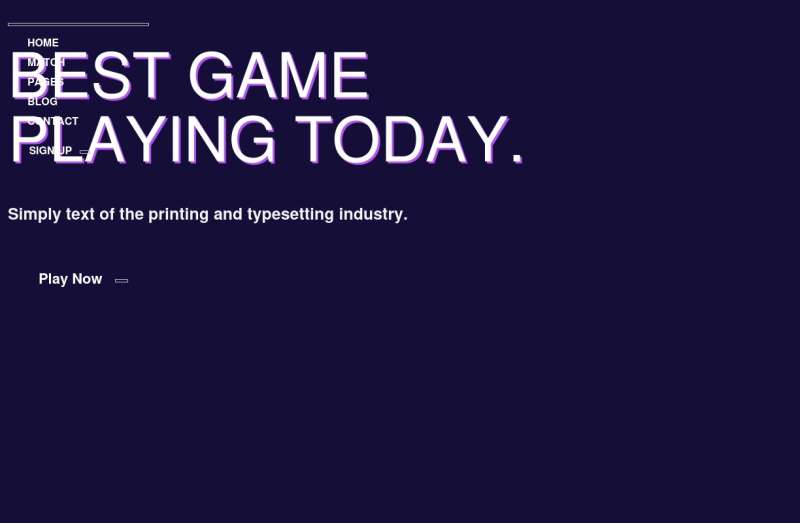 紫色精美的游戏网站模板html