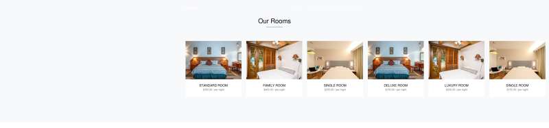 HTML响应式度假酒店预定网站模板