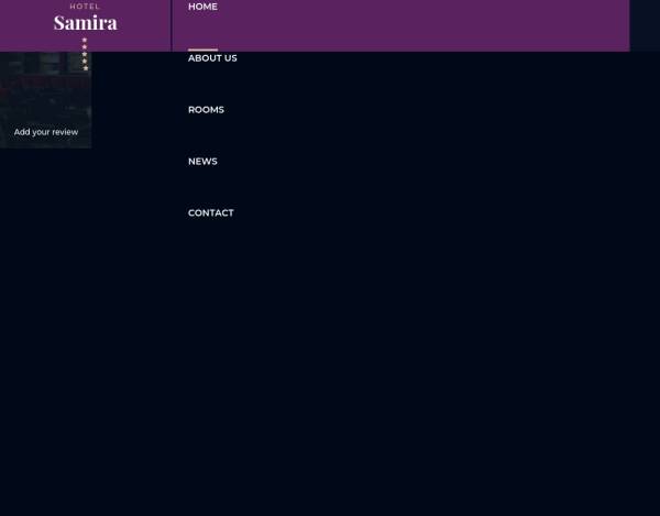 紫色全屏酒店预定html网站模板