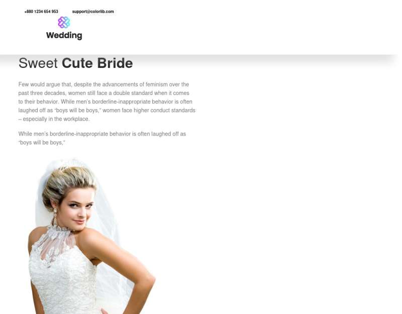 响应式html婚礼邀请网页模板下载
