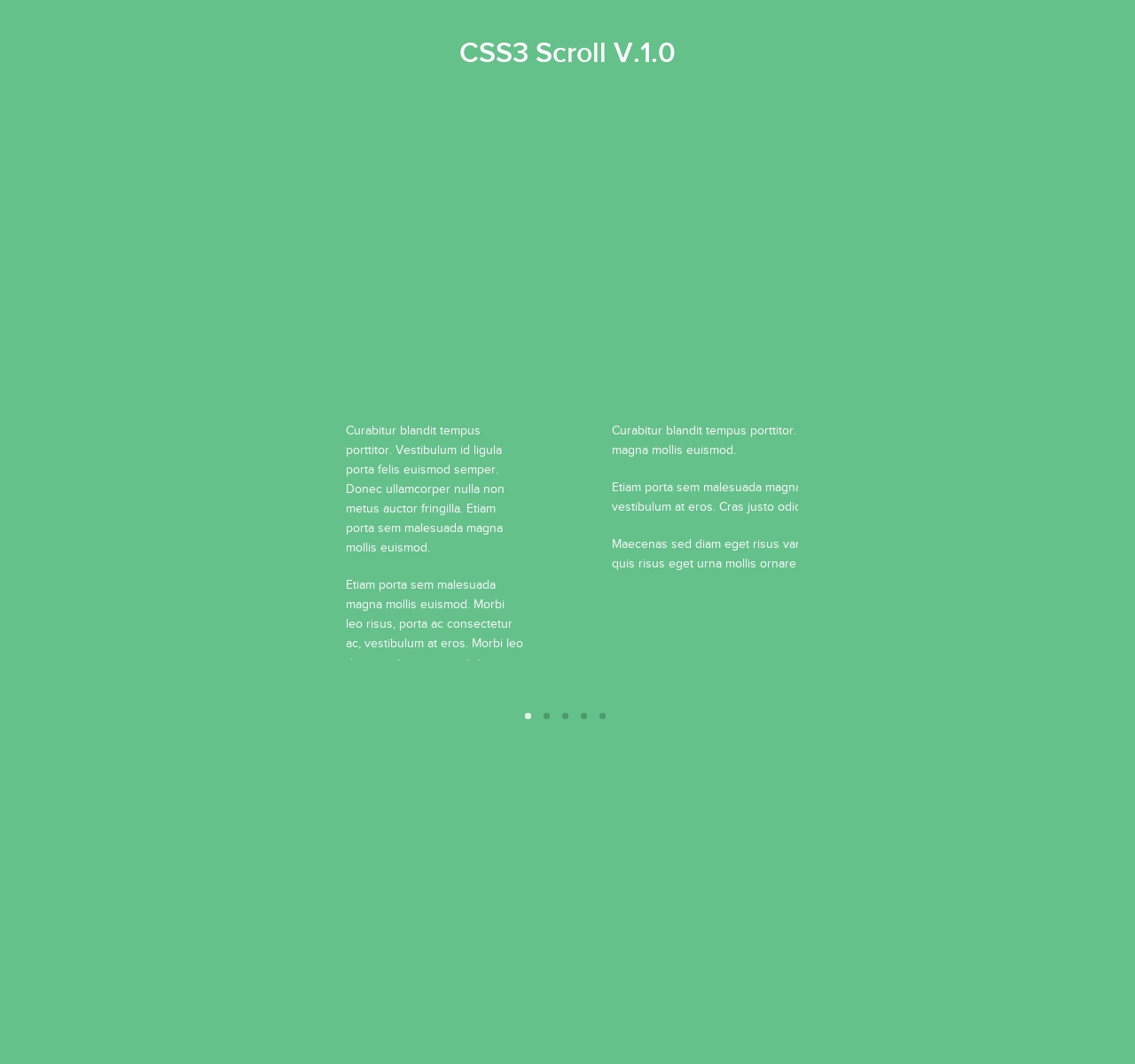 css3实现的横向纵向滚动条