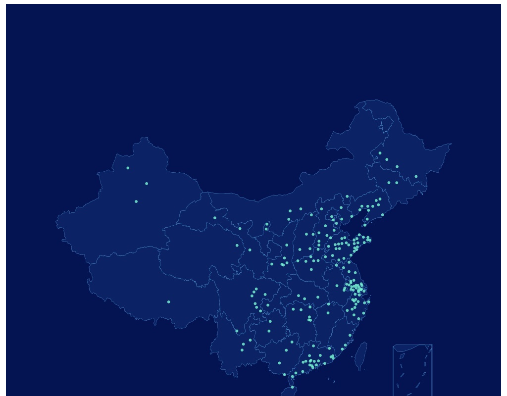 簡單的echarts地圖數(shù)據(jù)展示實例