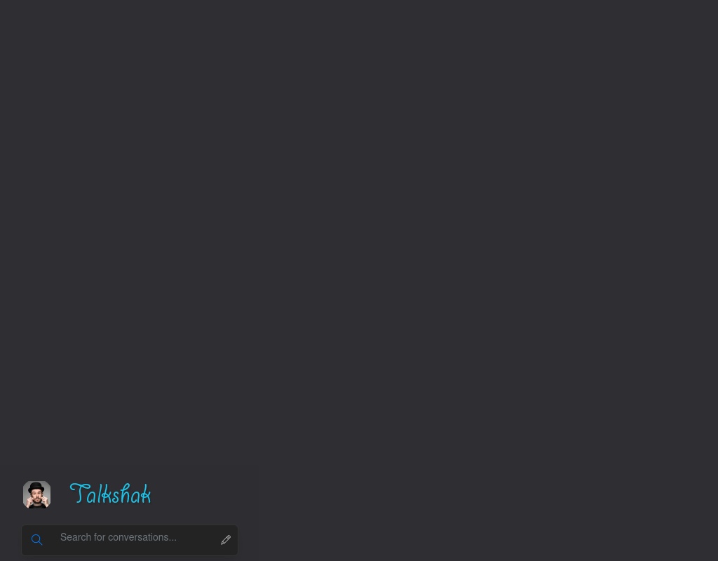 暗色模式html在線聊天界面模板
