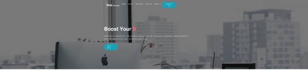 Bootstrap网络技术服务公司网站模板