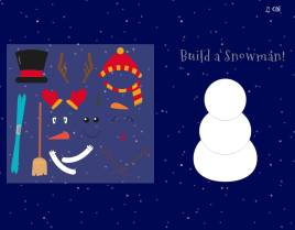 svg实现的拖拽效果圣诞雪人动画特效代码