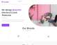 紫色html北欧风家居设计展示网站模板