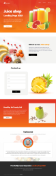 饮品网站源代码，果汁网站首页设计模板