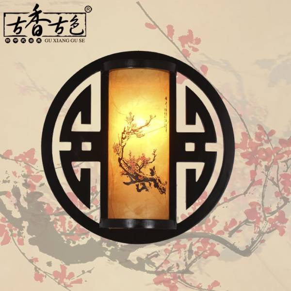 中国古典风格的室内壁灯图片psd素材下载
