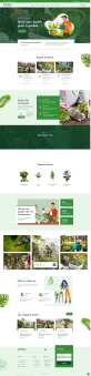绿色植物网站源码下载，景观设计公司网站模板