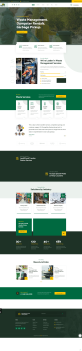 环保公司网站模板，html垃圾分类网站设计