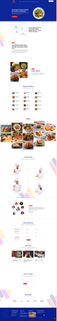 西餐厅网页设计模板，美食网页html源码