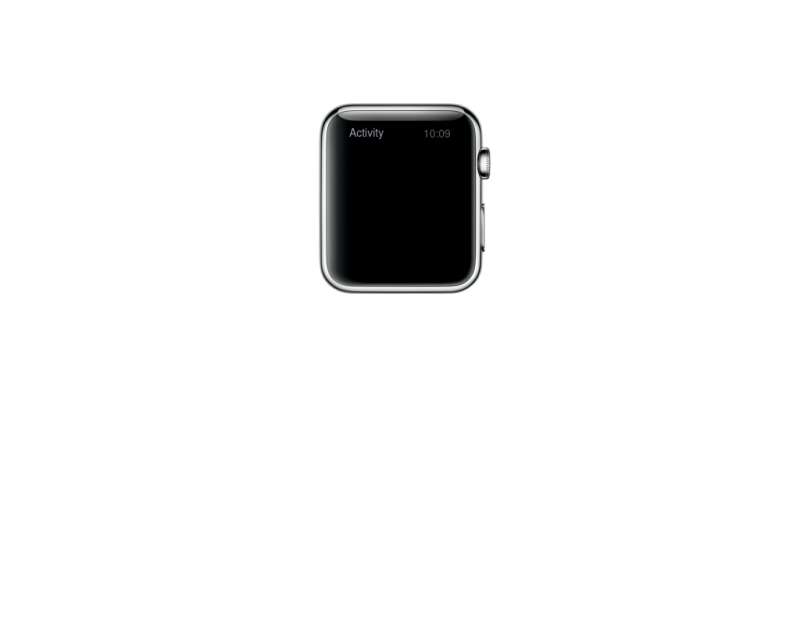 css3苹果手表apple watch开机动画特效