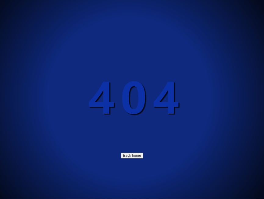 404錯誤頁面源碼，簡單聚光燈特效素材
