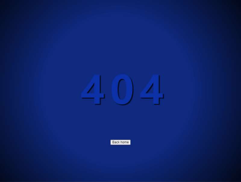 404错误页面源码，简单聚光灯特效素材