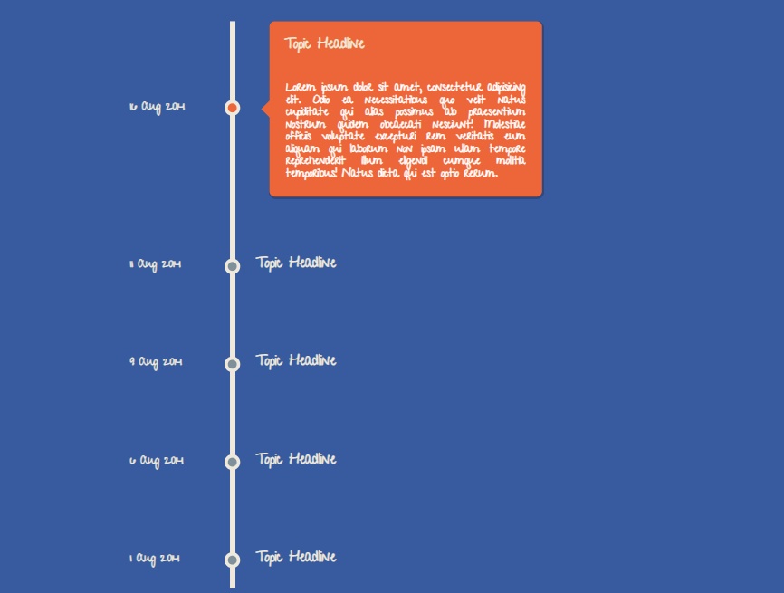 css3時(shí)間動(dòng)畫，簡單時(shí)間軸網(wǎng)頁設(shè)計(jì)代碼