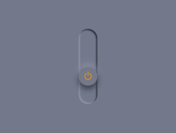 新拟态按钮式ui设计，css拖动滑块案例