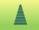 圣誕樹動態html代碼，卡通節日樹燈效果圖