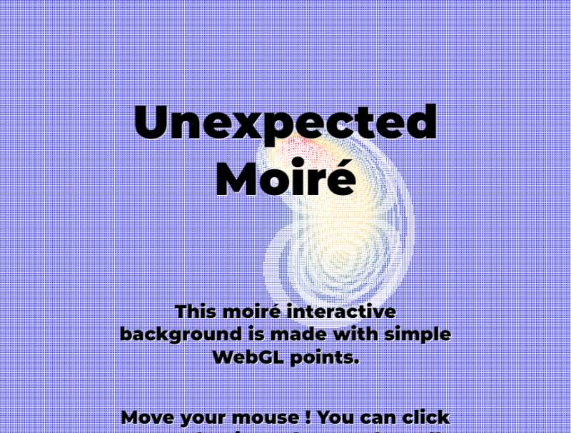 摩尔纹动画制作，鼠标跟随特效下载