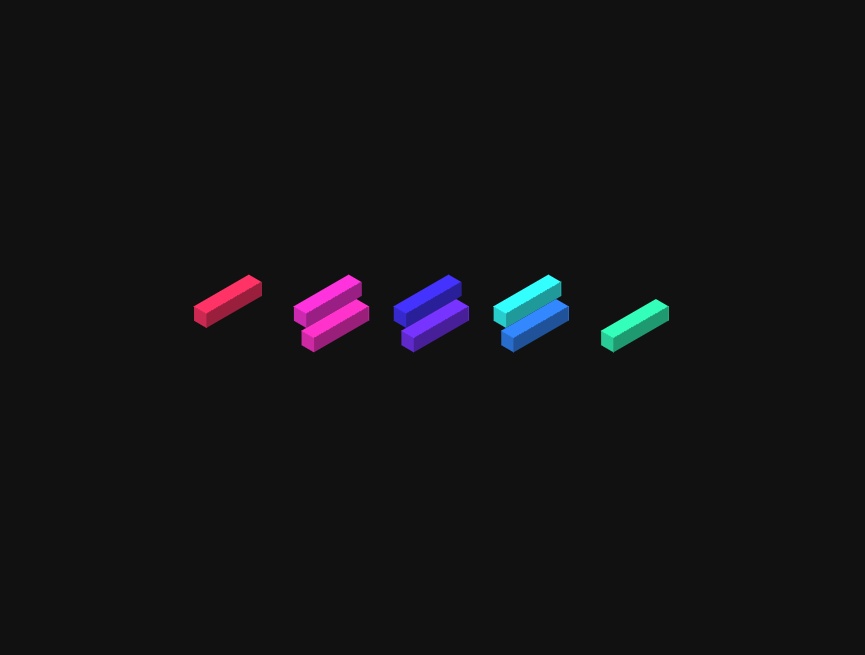 幾何動畫制作，css循環播放動畫素材
