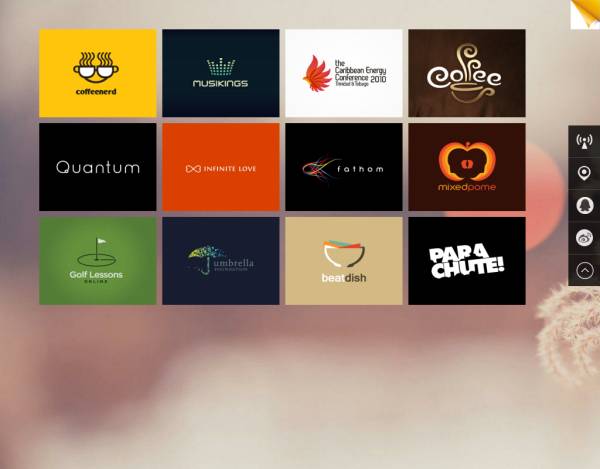 集成九宫格,换肤,右侧功能标签特效