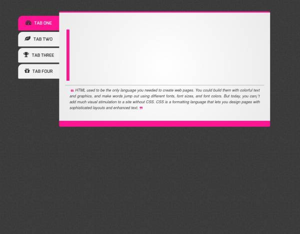 jquery制作垂直Tabs帶圖標按鈕選項卡切換