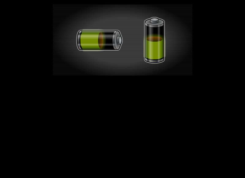 手机电池电量减少flash动画素材