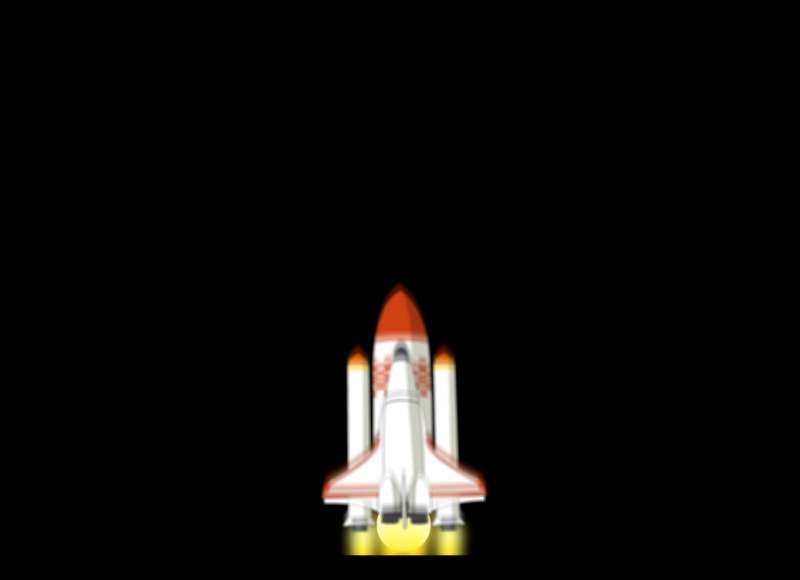 正在起飞的火箭flash动画素材
