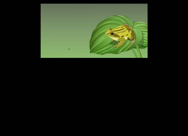吃虫子的青蛙flash动画素材