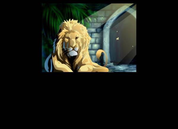 休息中的狮子flash动画素材