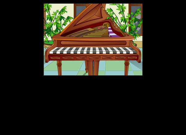 鼠标按键弹钢琴flash动画特效
