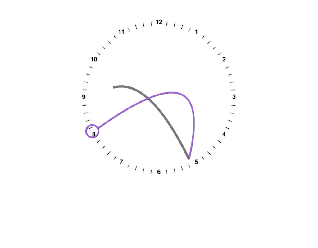 html5創(chuàng)意扭曲針時鐘特效