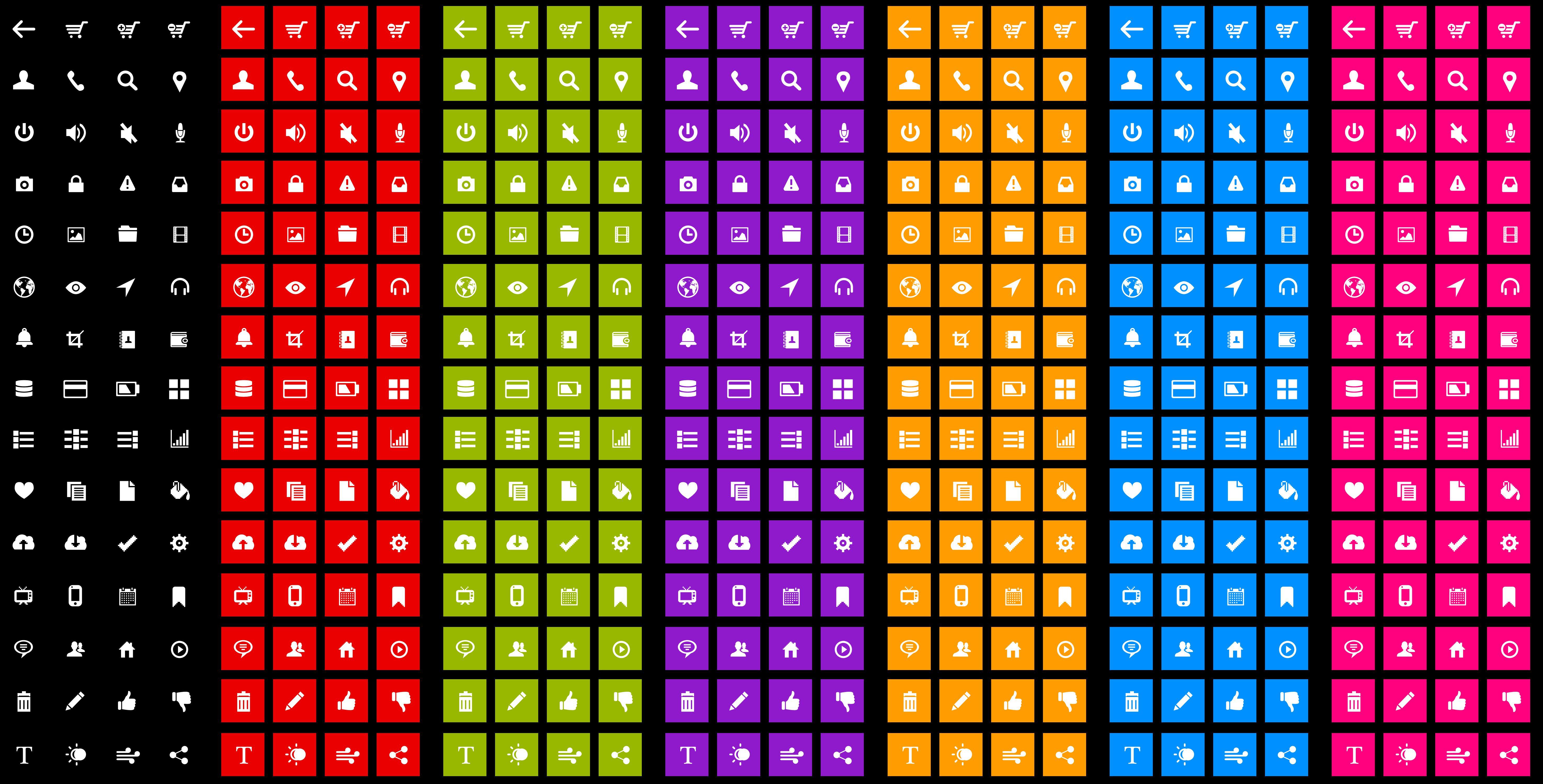 7組win8風(fēng)格的扁平化圖標(biāo)_win8風(fēng)格的單色正方形圖標(biāo)psd下載