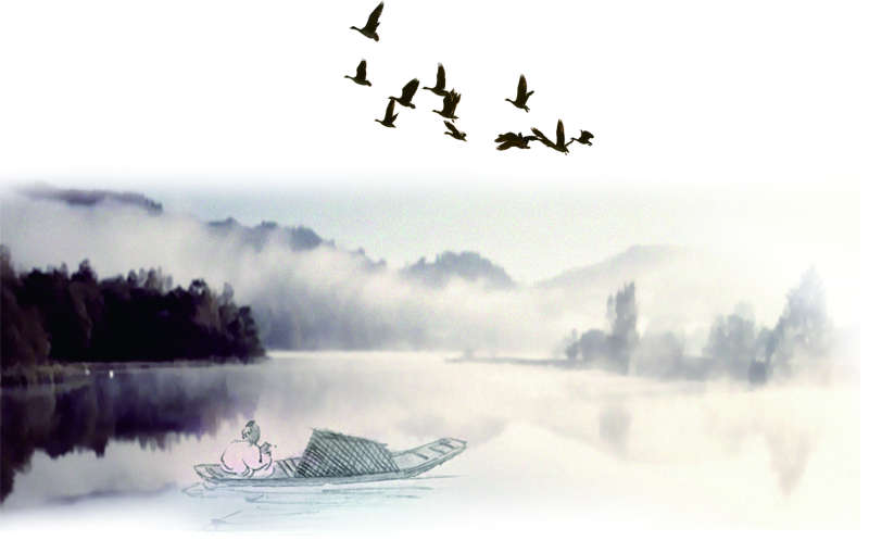 中国古典的山水画背景图片jpg下载