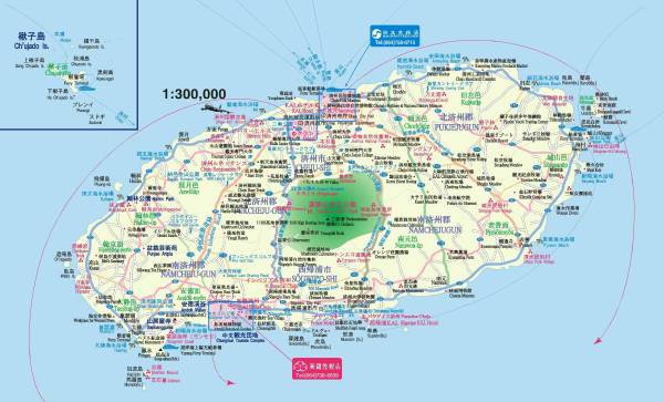 韩国济州岛景点中文地图下载