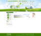 绿色的蔬菜合作社企业网站模板psd分层素材下载