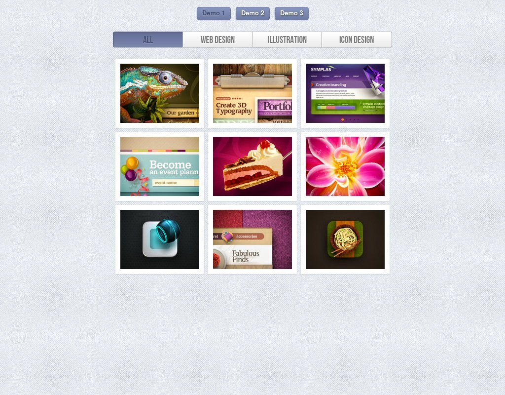 CSS3图片过滤分类功能