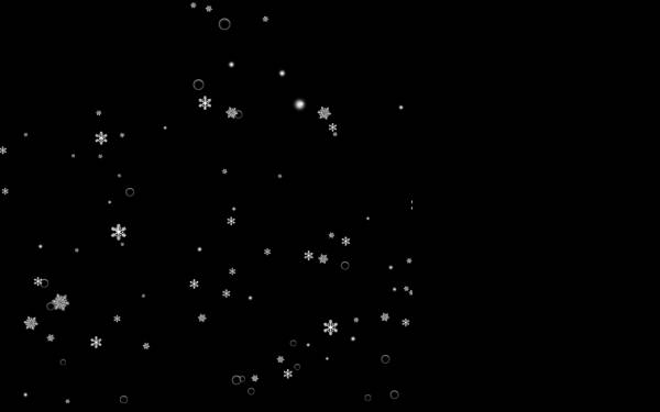 html5 canvas新年下雪背景动画特效